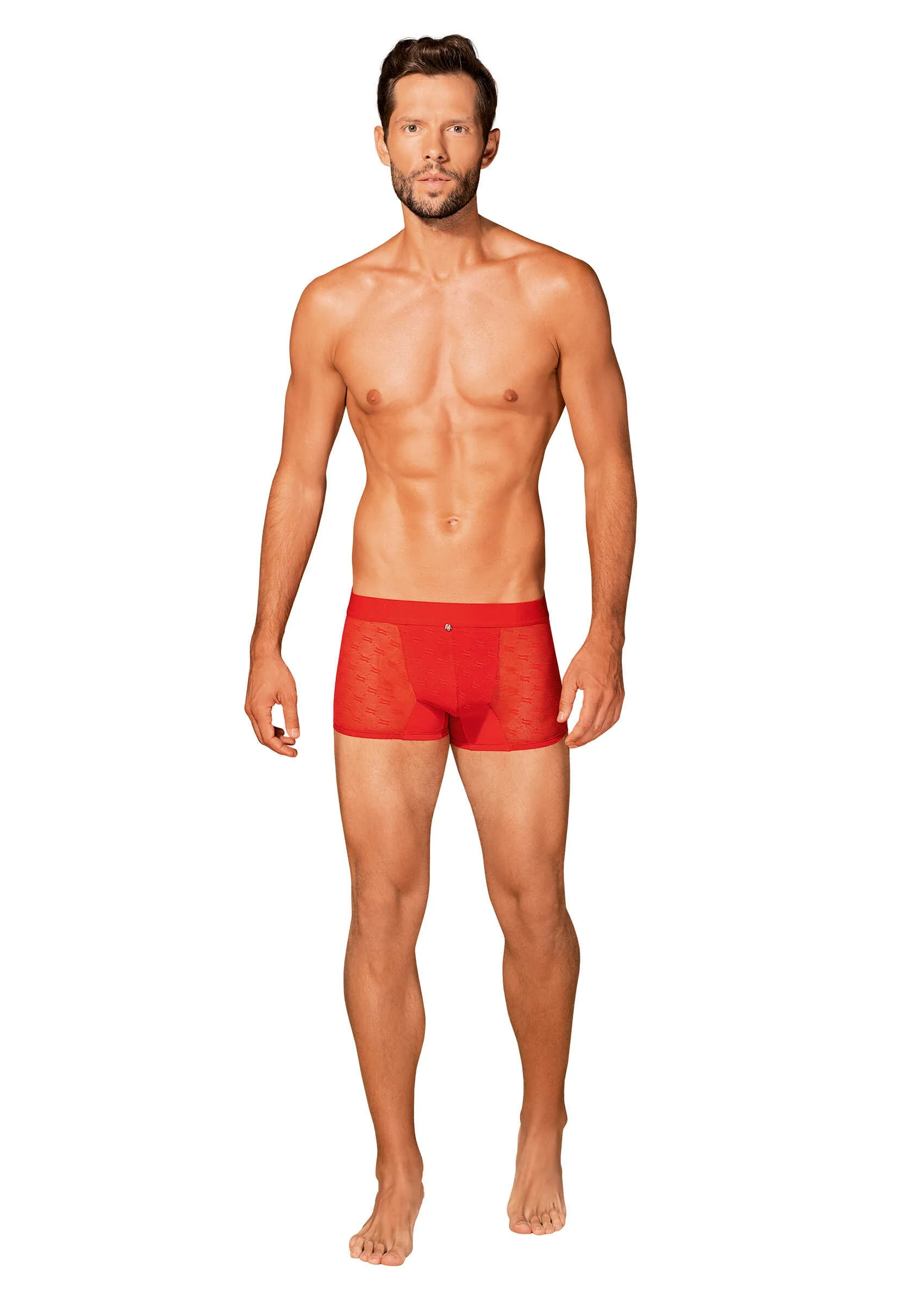 Obsessiver Caleçon Homme - Rouge – Bild 5