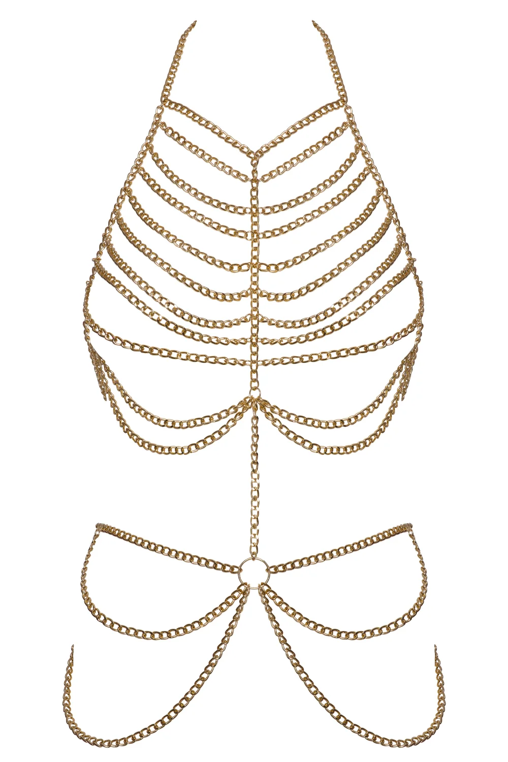 Körperketten aus vergoldetem Metall - R24504456001 – Bild 2