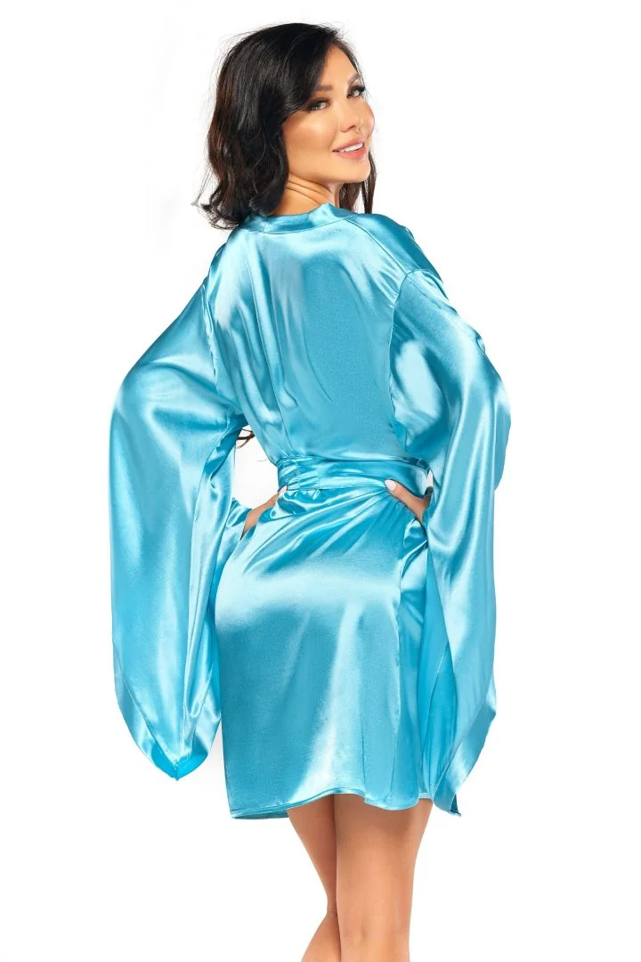 Samira Peignoir - Turquoise – Bild 2