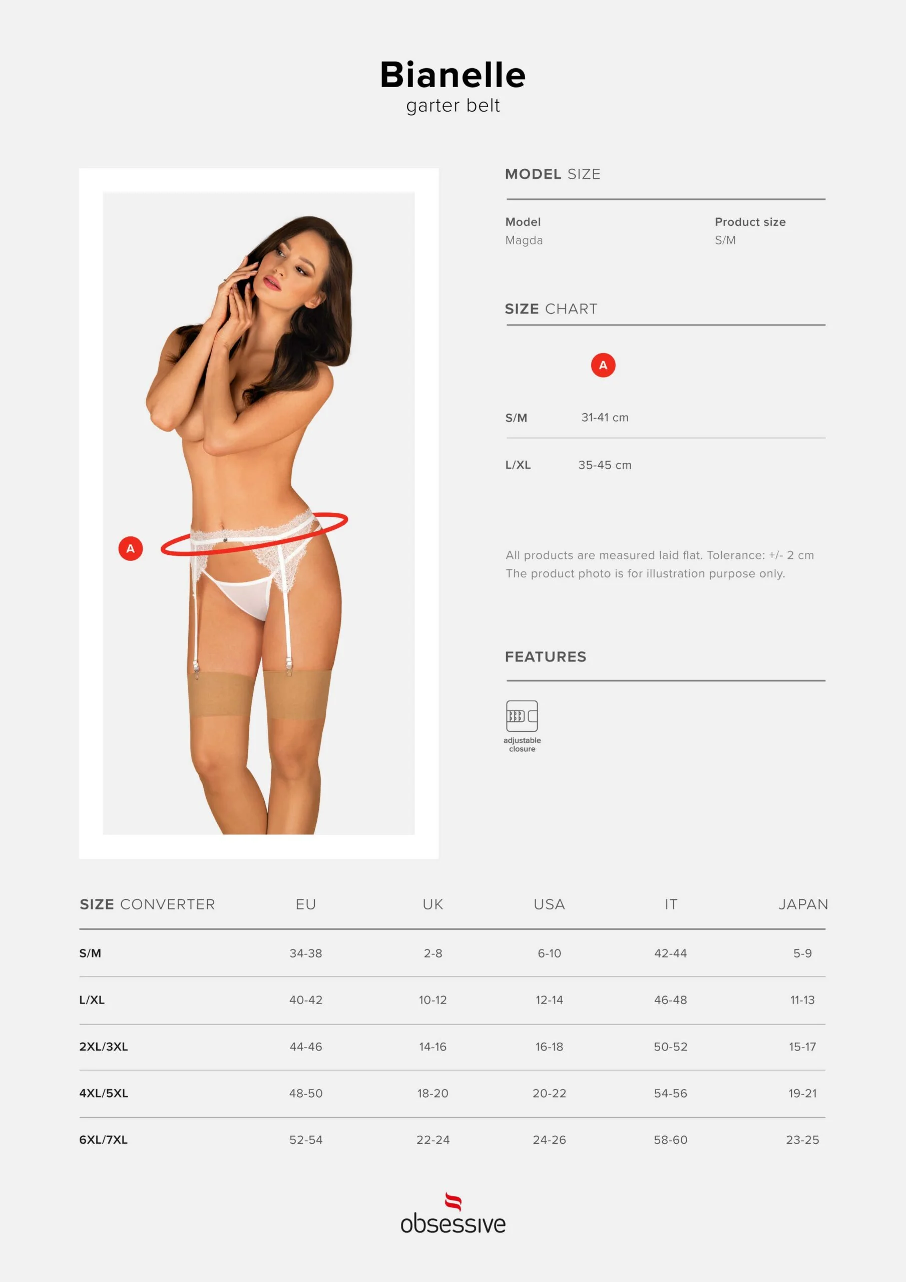 Bianelle porte jarretelles blanc – Bild 13