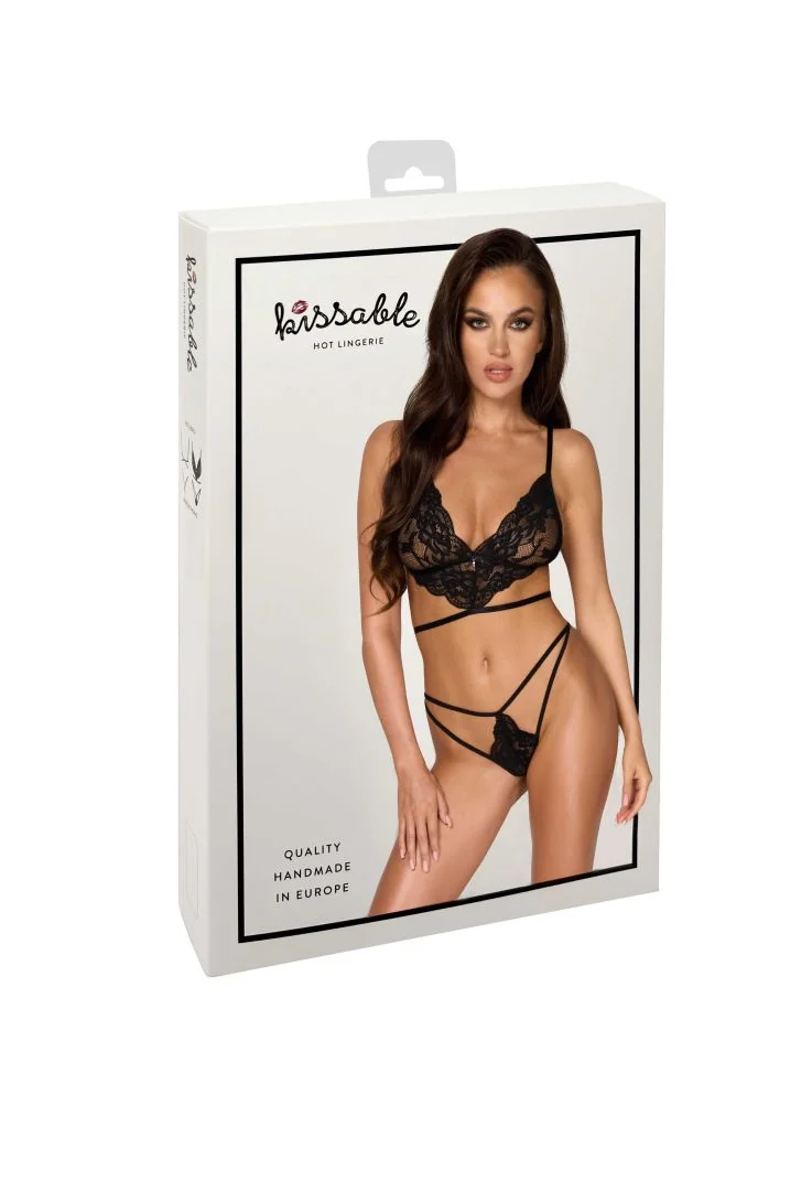 French Kiss 240 ensemble lingerie - noir – Bild 9