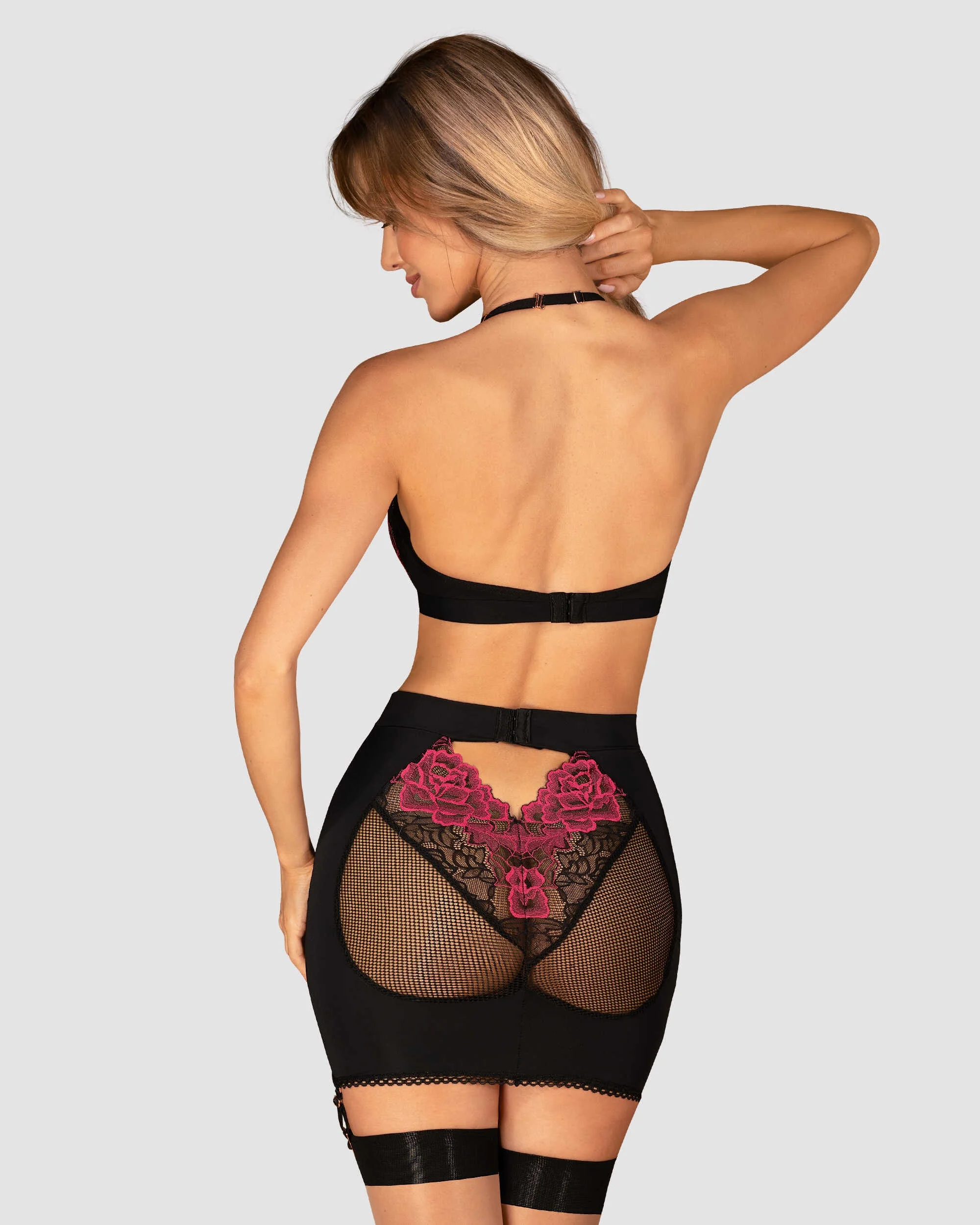 Rosenty ensemble Top et Jupe - Noir – Bild 6