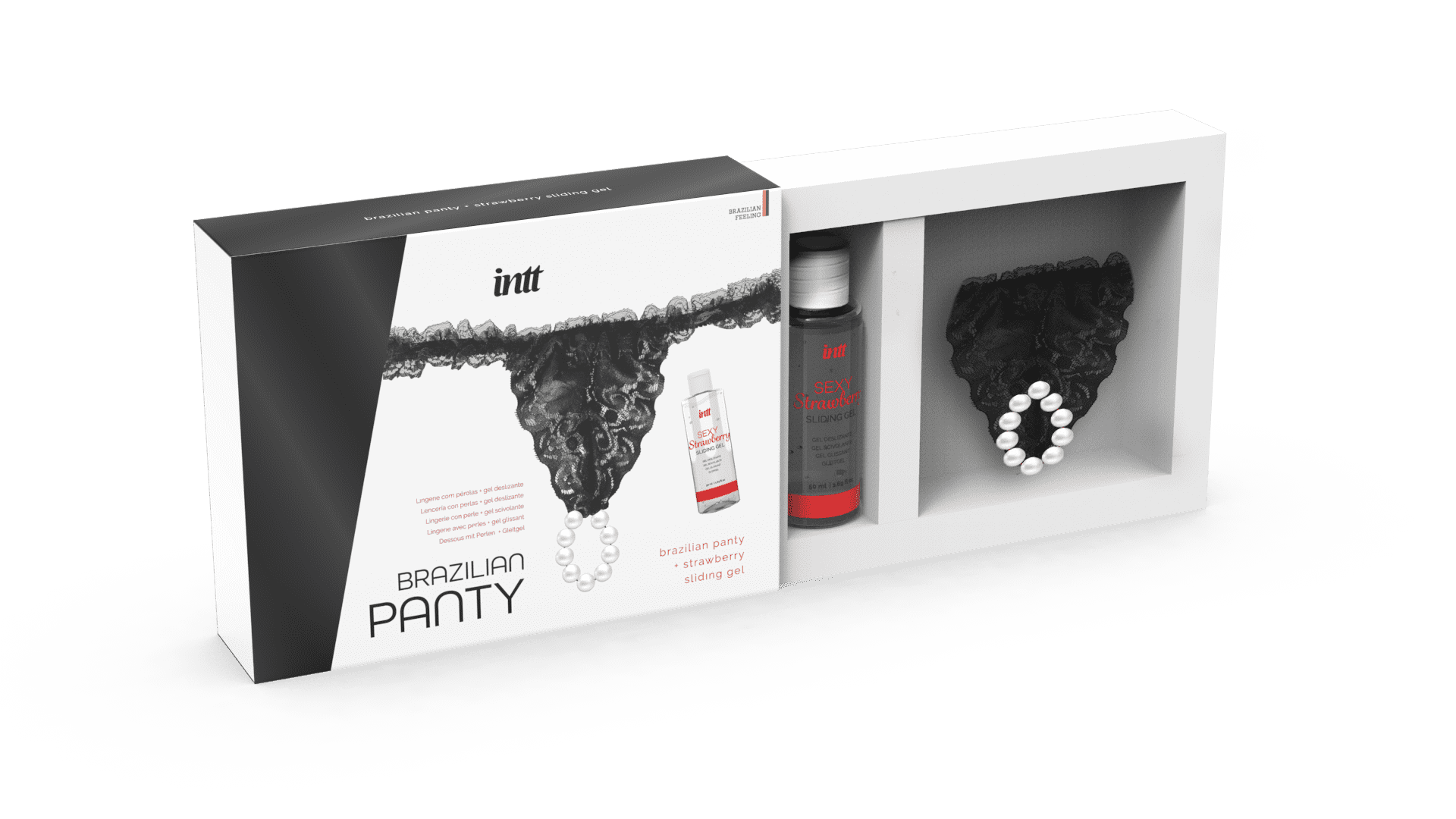 Black brazilian panty - String et lubrifiant – Bild 2